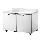 True TWT-48F-HC~SPEC3 - Work Top Freezer, two-section, -10°F, (2) solid doors, (4) shelves